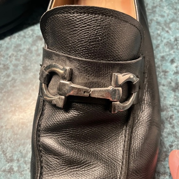 Salvatore Ferragamo Mens Parigi Gancini Bit Loafer Dress Shoes Black SZ 10.5 EE main image 8